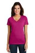 District Women's    Super Slub   V-Neck Tee