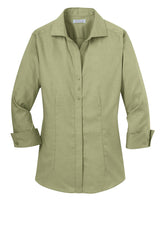 Red House Women's 3/4-Sleeve Nailhead Non-Iron Shirt. RH69 Red House