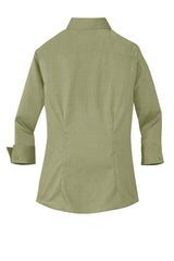 Red House Women's 3/4-Sleeve Nailhead Non-Iron Shirt. RH69 Red House