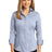 Red House Women's 3/4-Sleeve Nailhead Non-Iron Shirt. RH69 Red House
