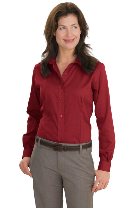 Red House Women's Nailhead Non-Iron Shirt. RH47 Red House