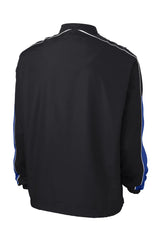 Sport-Tek Men's Piped Colorblock 1/4-Zip Wind Shirt. JST64