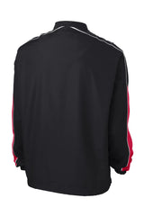 Sport-Tek Men's Piped Colorblock 1/4-Zip Wind Shirt. JST64