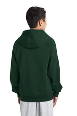 Sport-Tek Youth   Sleeve Stripe Pullover Hooded Sweatshirt-2