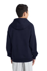 Sport-Tek Youth   Sleeve Stripe Pullover Hooded Sweatshirt-2