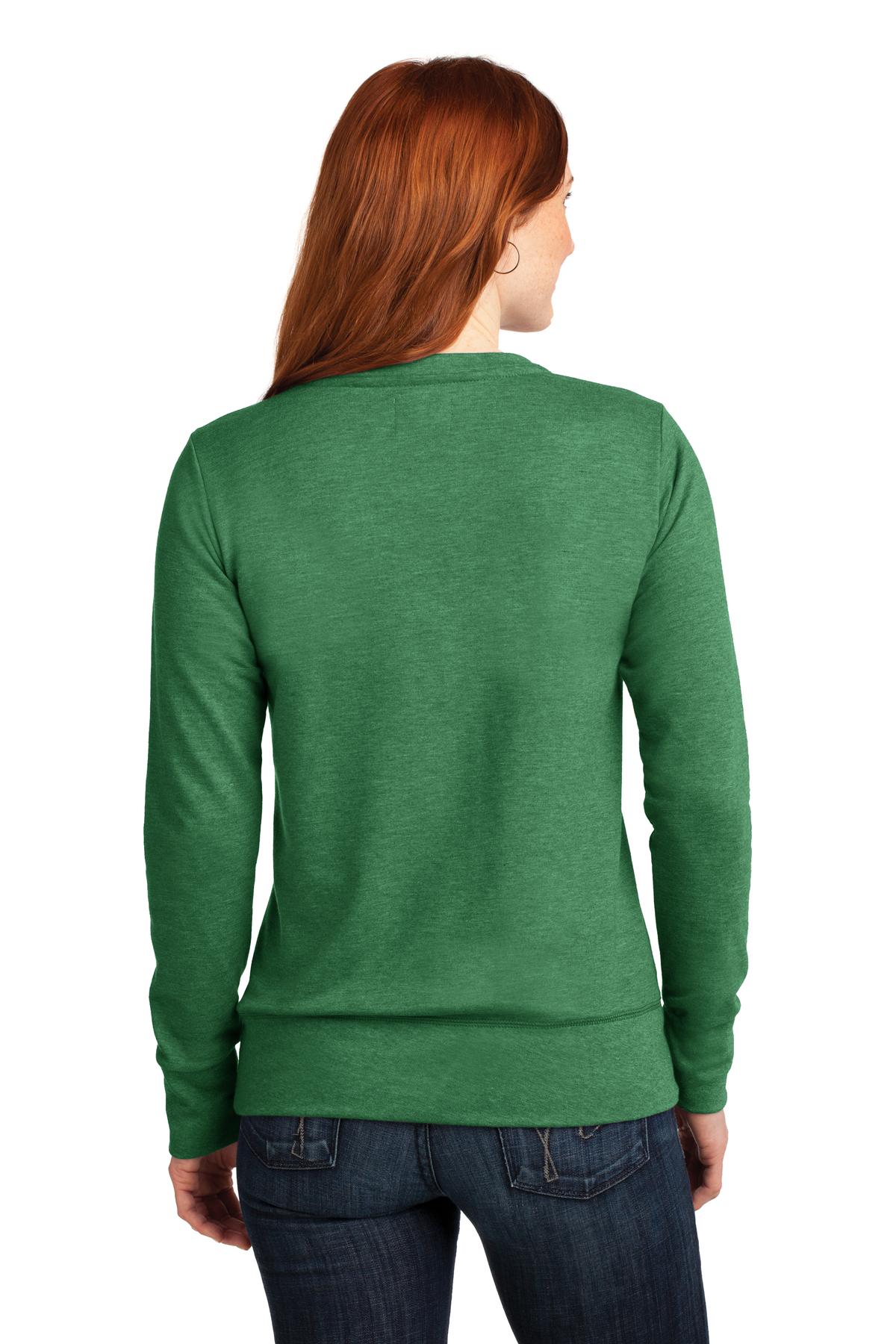 Anvil Women's   French Terry Crewneck Sweatshirt-2