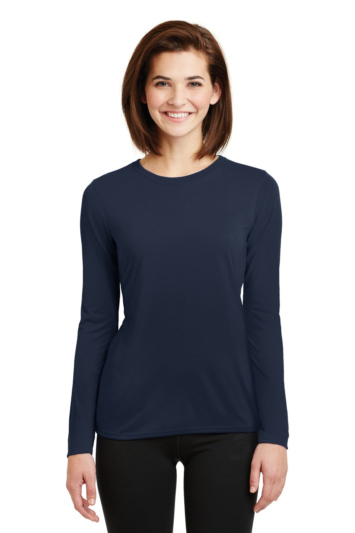 Gildan Women's Performance   Long Sleeve T-Shirt-1