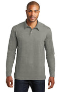 Port Authority Men's   Long Sleeve Meridian Cotton Blend Polo