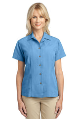 Port Authority Women's   Patterned Easy Care Camp Shirt