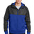 Sport-Tek Men's   Embossed Hybrid Full-Zip Hooded Jacket