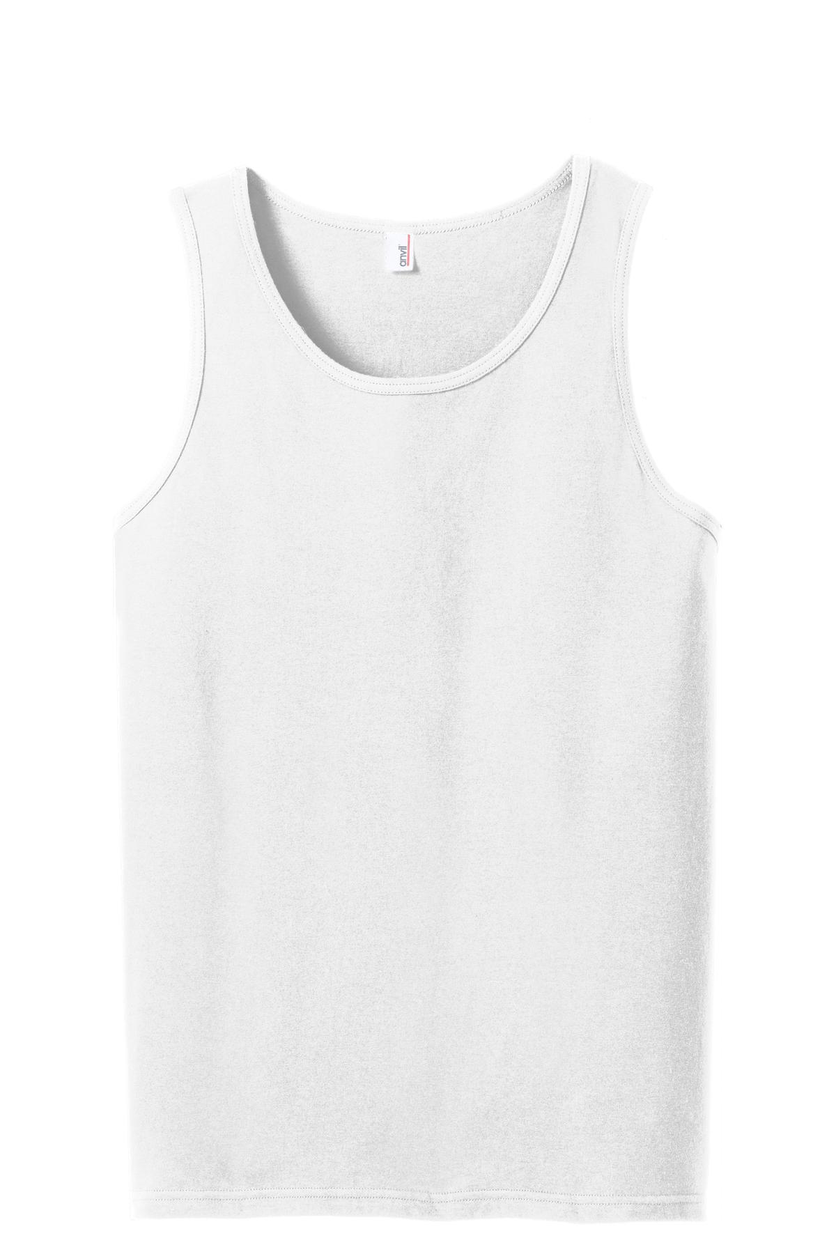 Anvil Men's   100% Combed Ring Spun Cotton Tank Top-3
