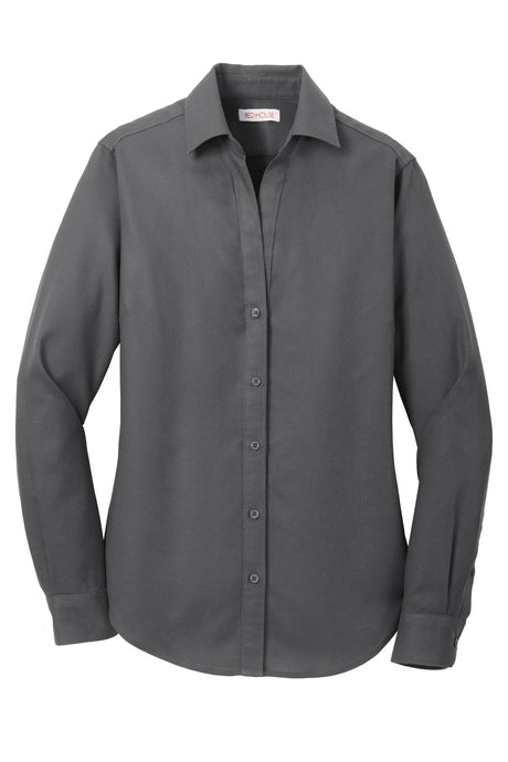 Red House Women's Non-Iron Diamond Dobby Shirt. RH77 Red House