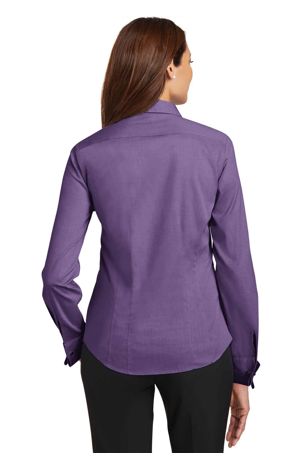 Red House Women's French Cuff Non-Iron Pinpoint Oxford Shirt. RH63 Red House
