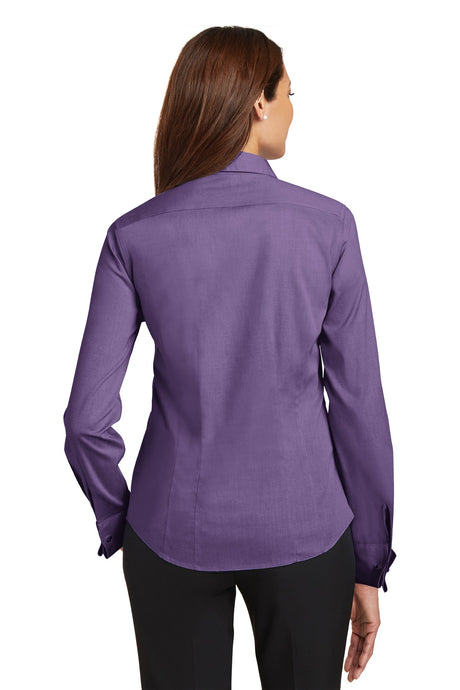 Red House Women's French Cuff Non-Iron Pinpoint Oxford Shirt. RH63 Red House