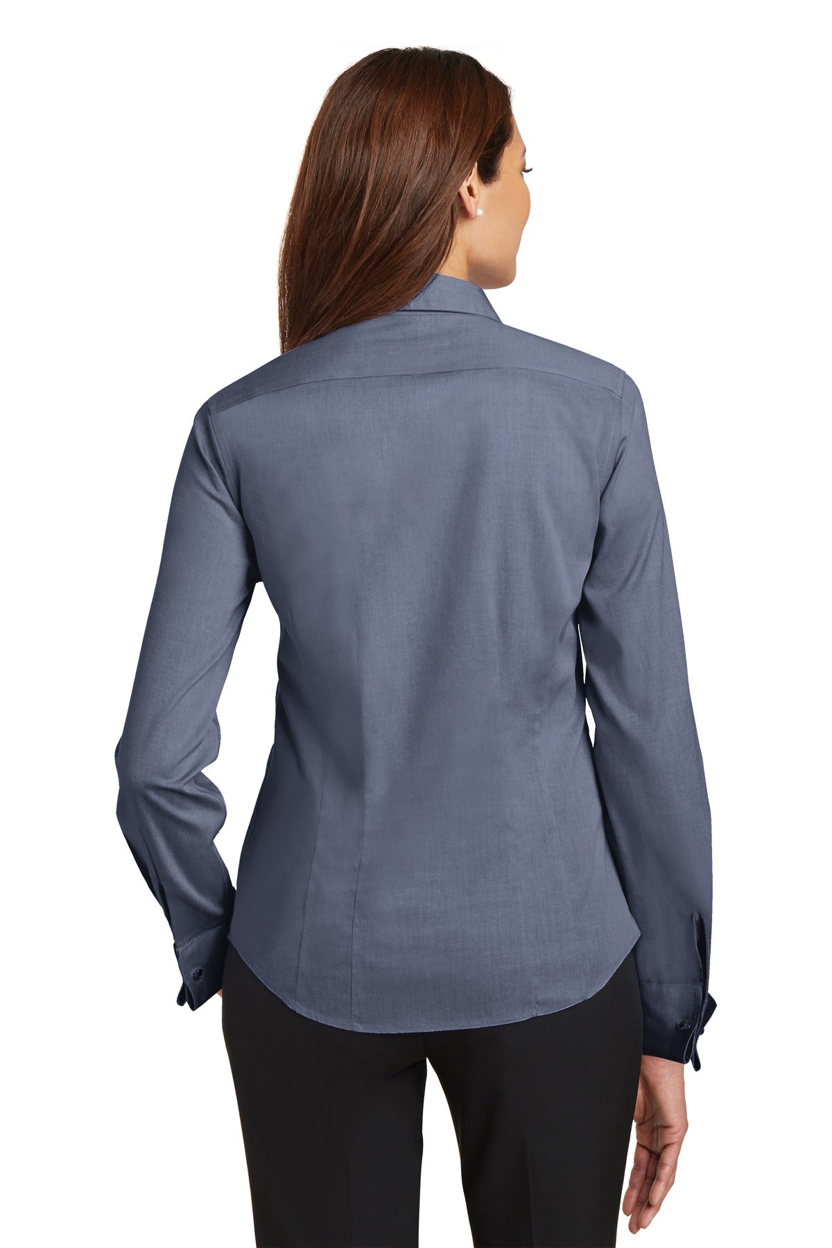 Red House Women's French Cuff Non-Iron Pinpoint Oxford Shirt. RH63 Red House