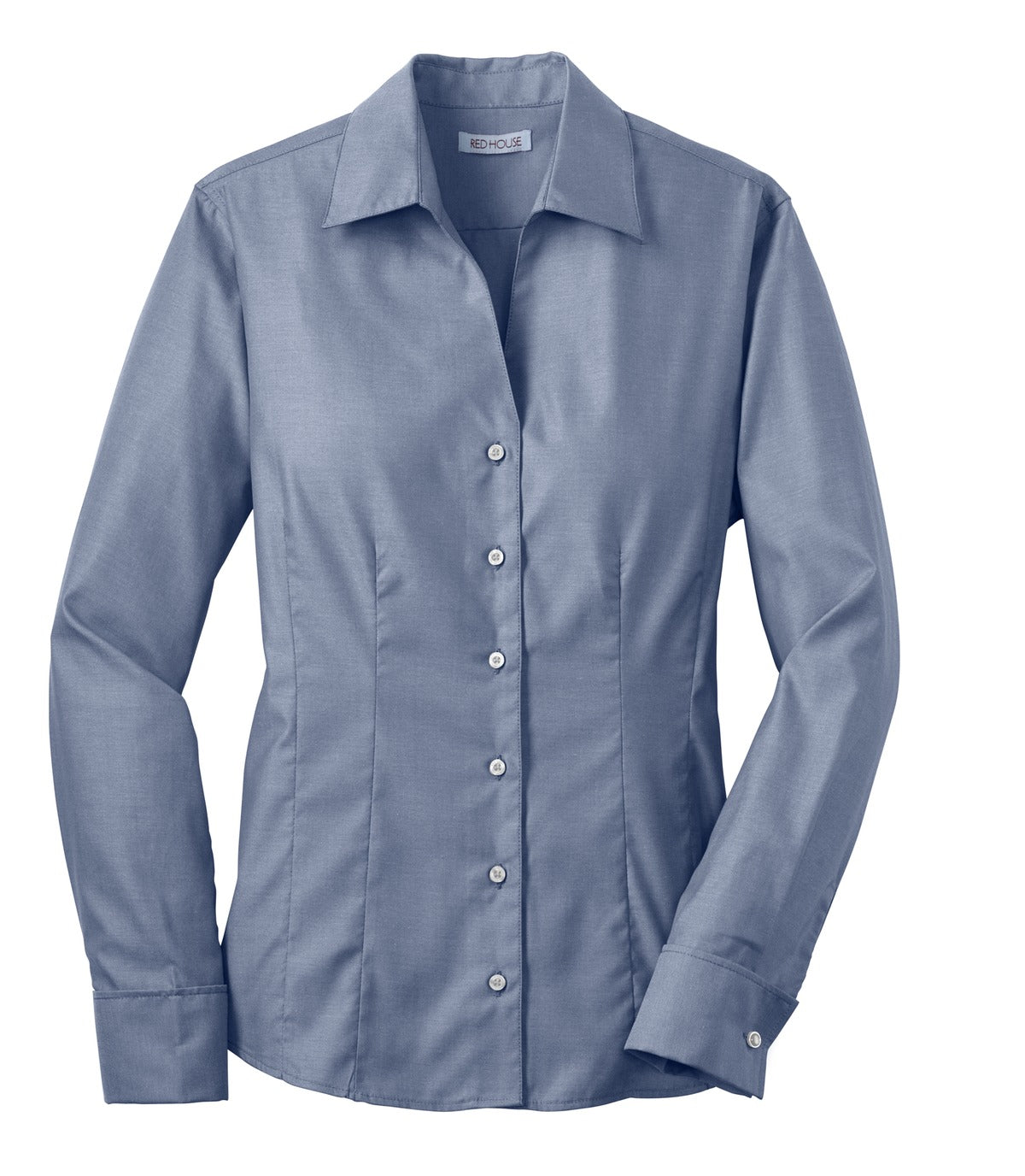 Red House Women's French Cuff Non-Iron Pinpoint Oxford Shirt. RH63 Red House