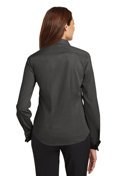 Red House Women's French Cuff Non-Iron Pinpoint Oxford Shirt. RH63 Red House