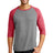 Anvil Men's   Tri-Blend 3/4-Sleeve Raglan Tee