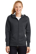 Sport-Tek   Women's Full-Zip Hooded Fleece Jacket-1