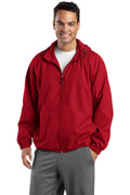 Sport-Tek Men's   Tall Hooded Raglan Jacket