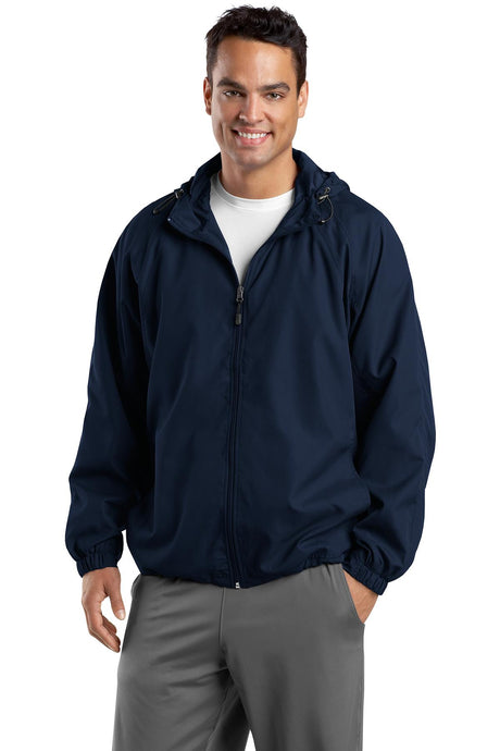 Sport-Tek Men's   Tall Hooded Raglan Jacket