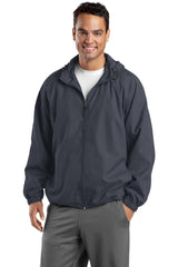 Sport-Tek Men's   Tall Hooded Raglan Jacket