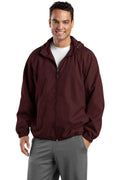 Sport-Tek Men's   Tall Hooded Raglan Jacket