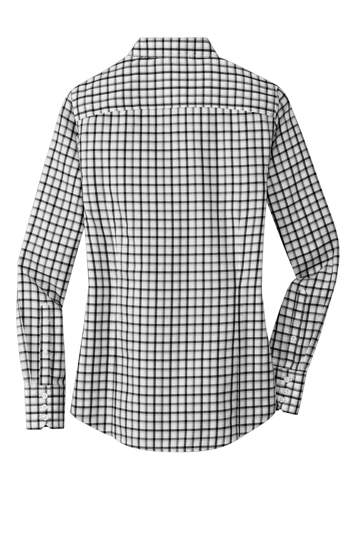 Red House Women's Tricolor Check Non-Iron Shirt. RH75 Red House