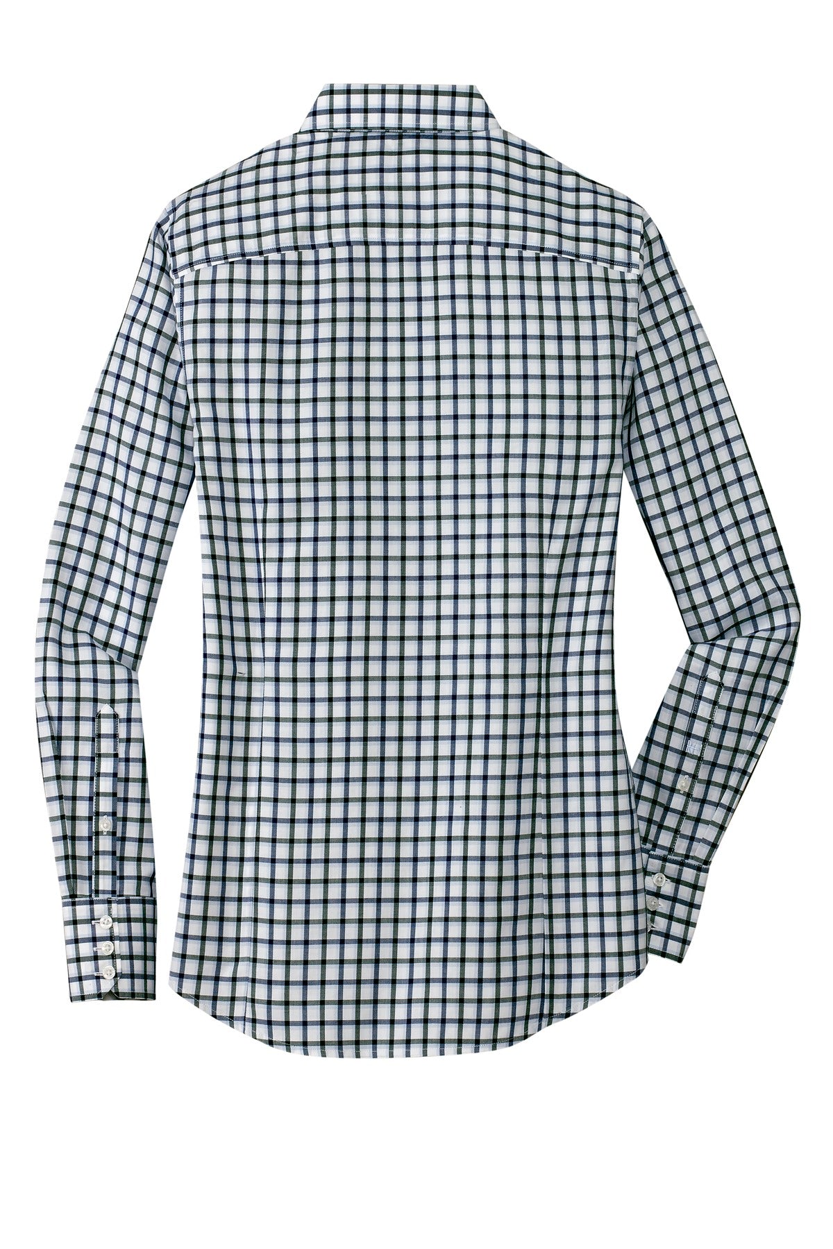 Red House Women's Tricolor Check Non-Iron Shirt. RH75 Red House