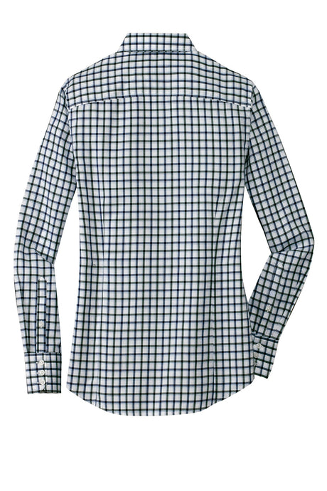 Red House Women's Tricolor Check Non-Iron Shirt. RH75 Red House