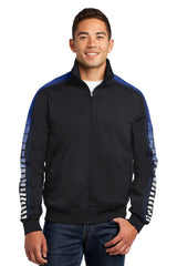 Sport-Tek Men's   Dot Sublimation Tricot Track Jacket