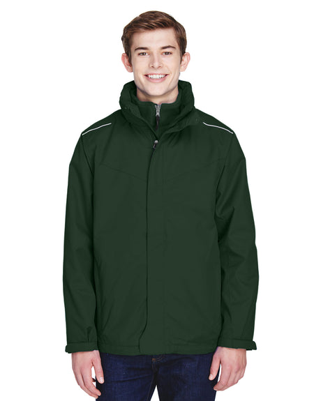 CORE365 Men's Region 3-in-1 Jacket with Fleece Liner CORE365