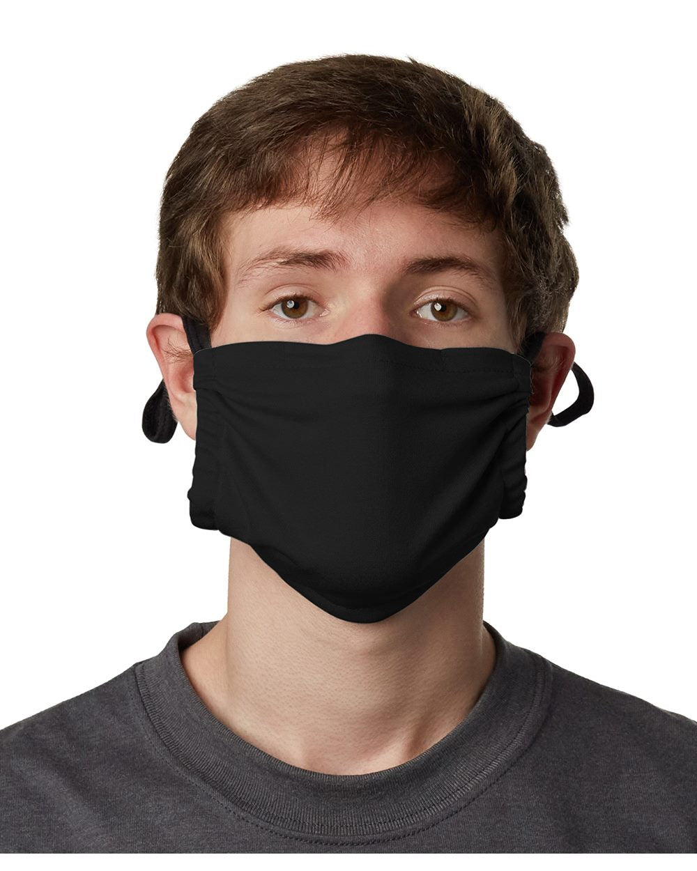 Hanes 2-Ply Cotton Pocket Face Mask Hanes