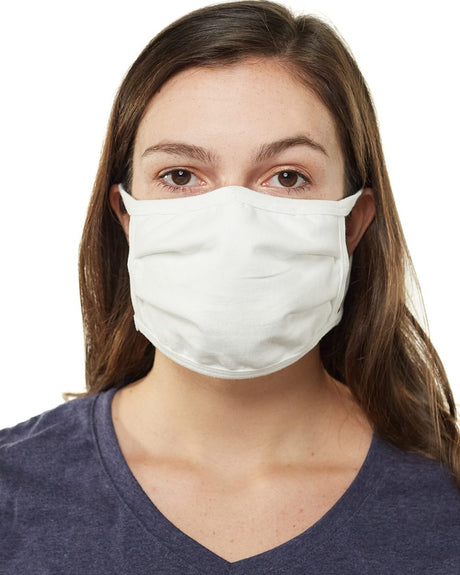 Hanes 3-Ply Cotton Face Masks - 50 Pack Hanes