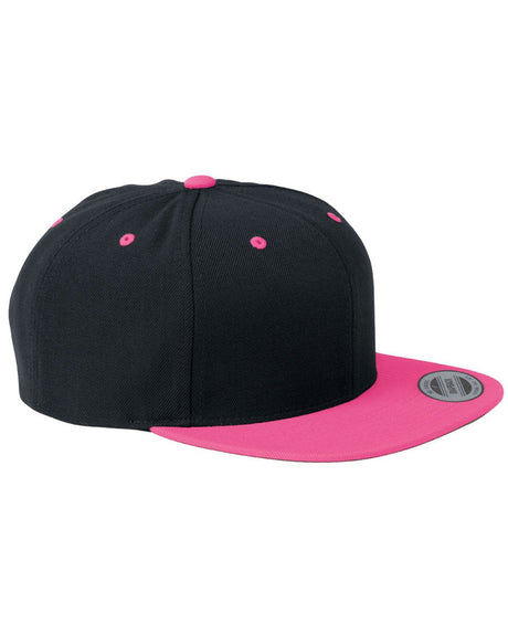 Yupoong Adult 6-Panel Structured Flat Visor Classic Snapback Yupoong