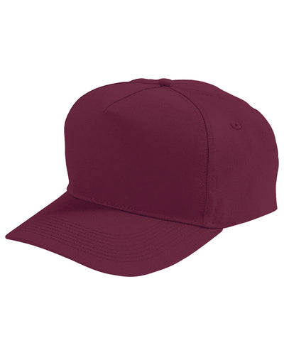 Augusta Sportswear Adult 5-Panel Cotton Twill Cap