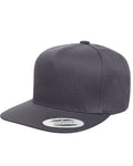 Yupoong Adult 5-Panel Cotton Twill Snapback Cap Yupoong
