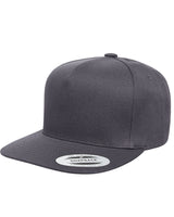 Yupoong Adult 5-Panel Cotton Twill Snapback Cap Yupoong