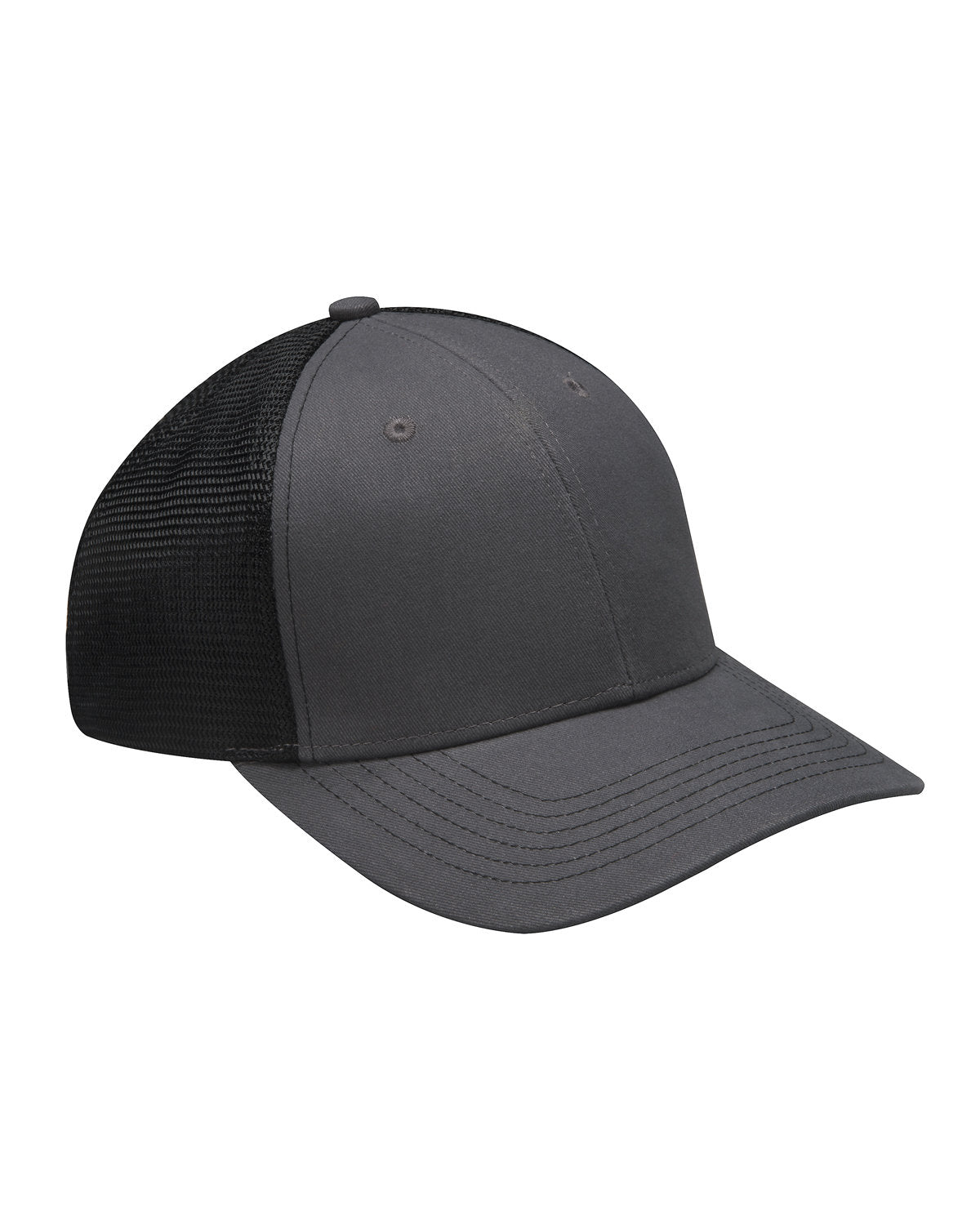 Adams Brushed Cotton/Soft Mesh Trucker Style Cap Adams