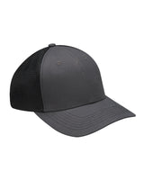 Adams Brushed Cotton/Soft Mesh Trucker Style Cap Adams