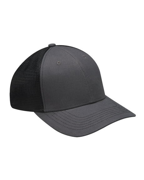 Adams Brushed Cotton/Soft Mesh Trucker Style Cap Adams