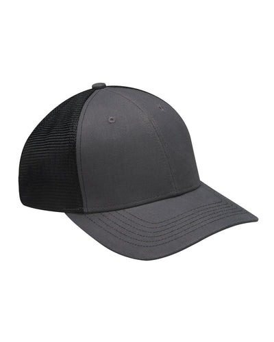 Adams Brushed Cotton/Soft Mesh Trucker Style Cap