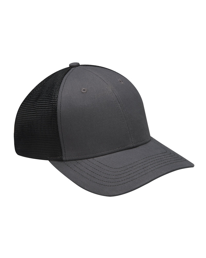 Adams Brushed Cotton/Soft Mesh Trucker Style Cap