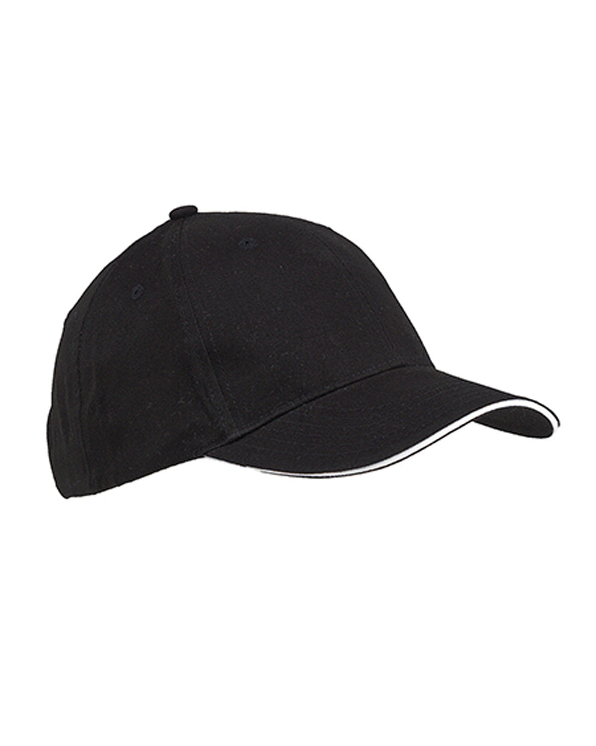 Big Accessories 6-Panel Twill Sandwich Baseball Cap Big Accessories