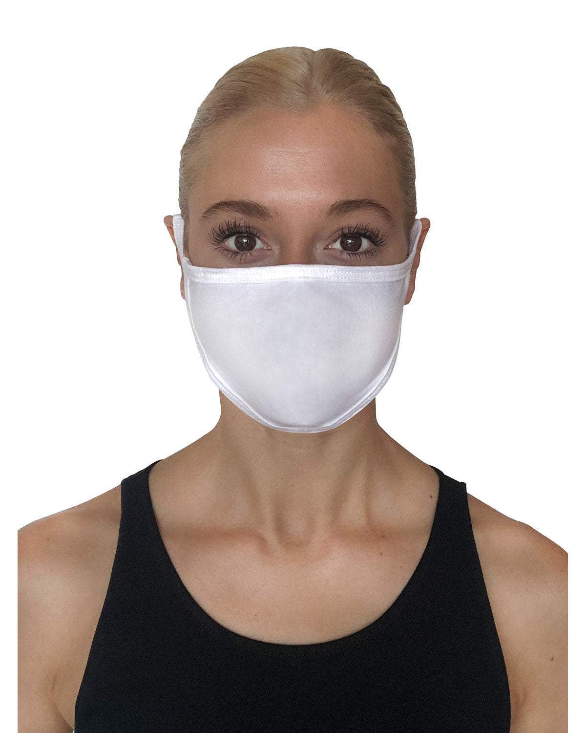 StarTee Adult 2-Layer Cotton Face Mask - 4 Dozen StarTee