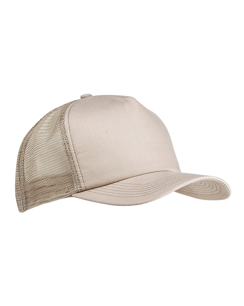 Big Accessories 5-Panel Twill Trucker Cap
