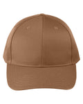 Big Accessories Adult Structured Twill 6-Panel Snapback Cap Big Accessories