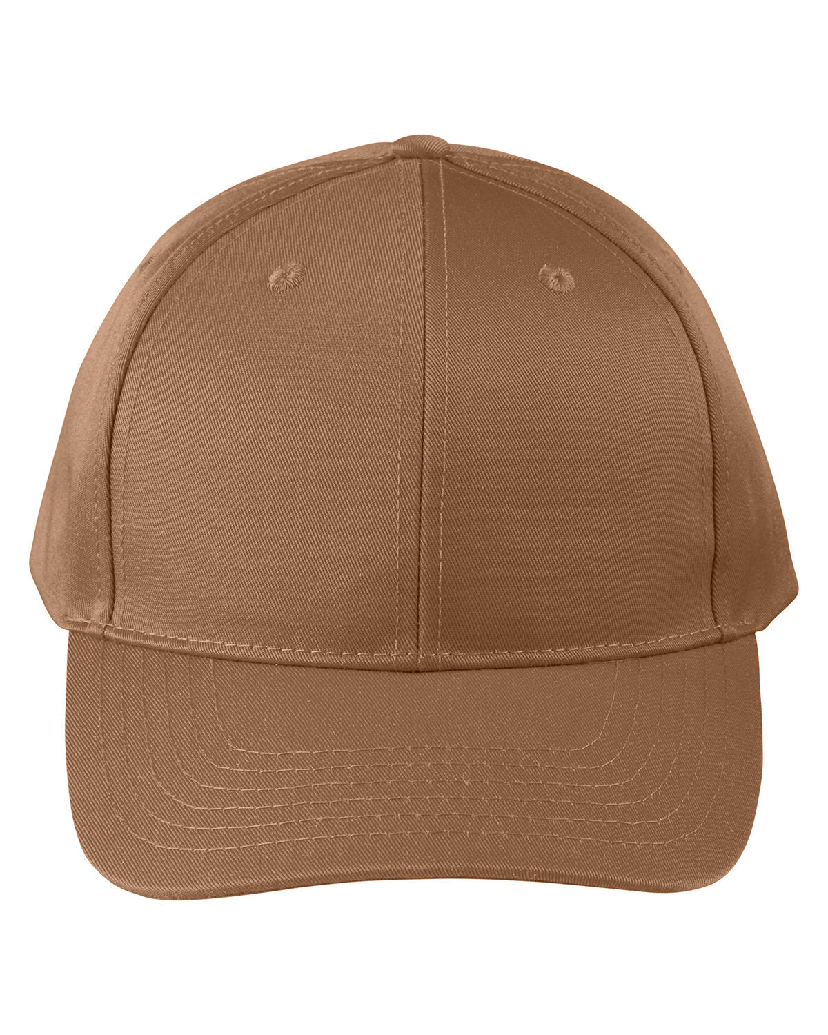 Big Accessories Adult Structured Twill 6-Panel Snapback Cap Big Accessories