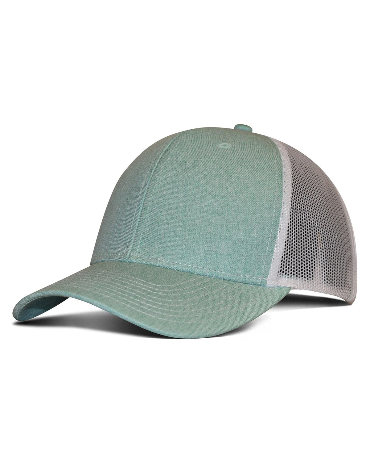 Fahrenheit Heathered Cotton Polyester Trucker Hat Fahrenheit