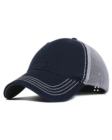 Fahrenheit Garment Washed Cotton Mesh Back Hat Fahrenheit